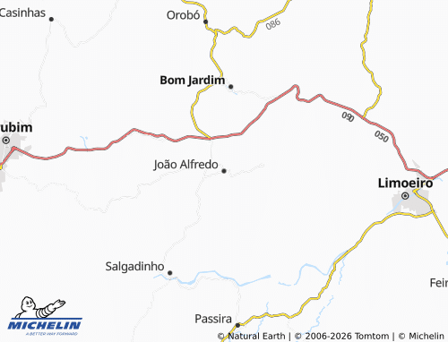 MICHELIN João Alfredo map - ViaMichelin