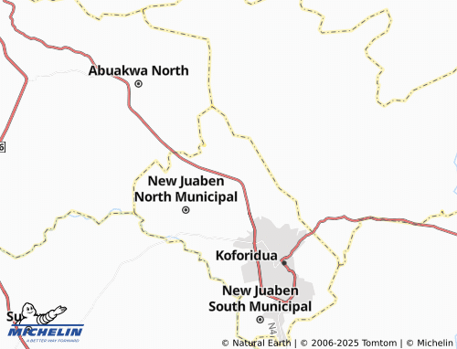 MICHELIN Jumapo map - ViaMichelin