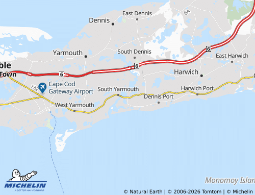 Carte MICHELIN West Dennis - ViaMichelin