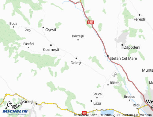 MICHELIN Delești map - ViaMichelin