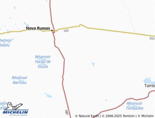 MICHELIN Canindezinho map - ViaMichelin