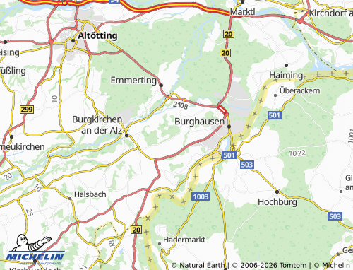 MICHELIN Brunn map - ViaMichelin