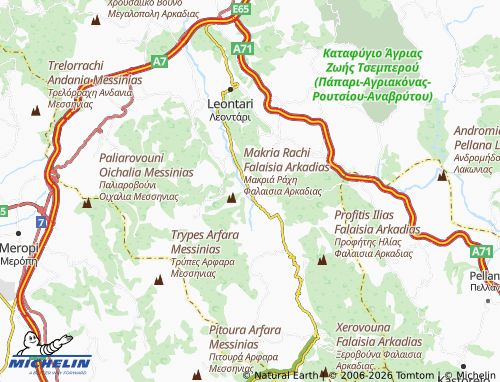 MICHELIN Kampochori map - ViaMichelin