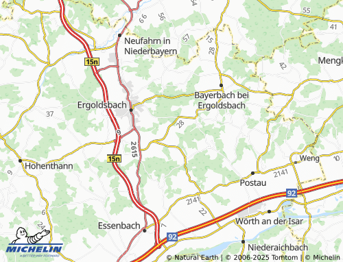 MICHELIN-Landkarte Kienoden - ViaMichelin