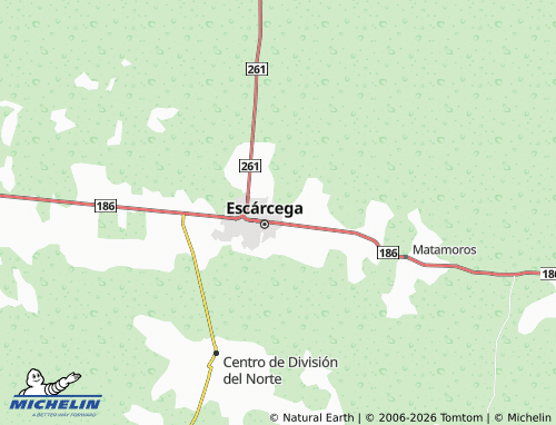 Mappa MICHELIN 18 de Marzo Escárcega - ViaMichelin
