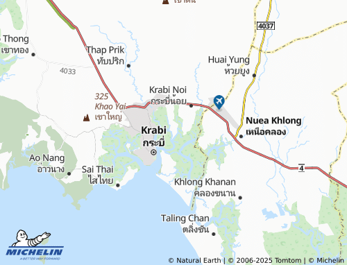 MICHELIN Khlong Prasong map - ViaMichelin