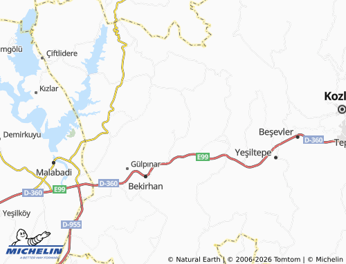 Mappa MICHELIN Ulaşlı - ViaMichelin
