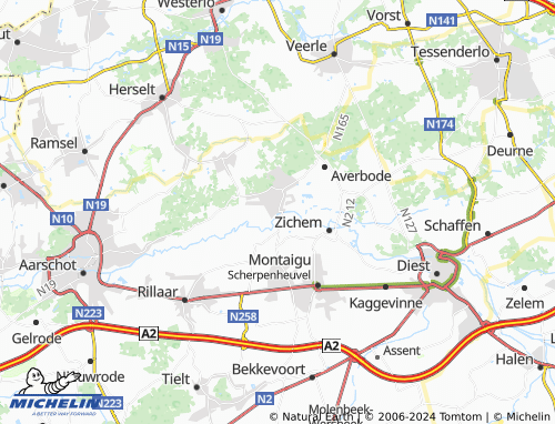 Kaart MICHELIN Testelt - ViaMichelin