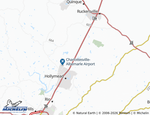 Mappa MICHELIN Piney Mountain - ViaMichelin