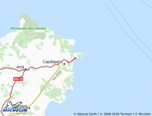 Mapa MICHELIN Cala Rajada - ViaMichelin