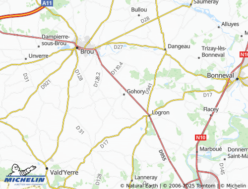 MICHELIN Gohory map - ViaMichelin