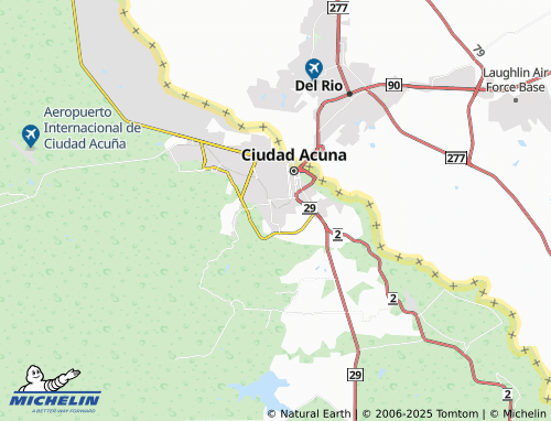 MICHELIN Teotihuacán Parte Alta map - ViaMichelin