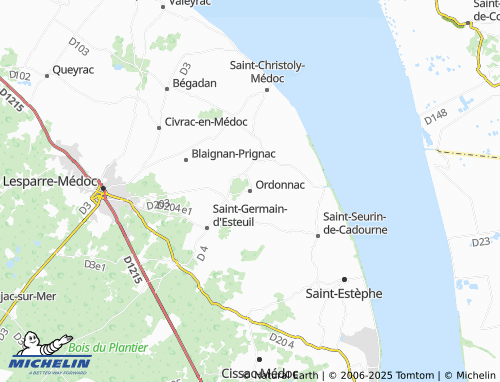 MICHELIN Ordonnac map - ViaMichelin