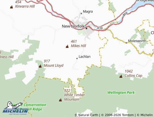 Mapa MICHELIN Lachlan - ViaMichelin
