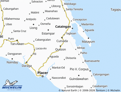 MICHELIN Quezon map - ViaMichelin
