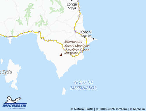 MICHELIN Vasilitsi map - ViaMichelin
