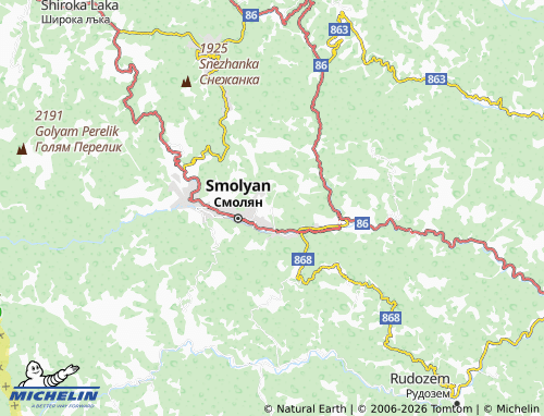 MICHELIN Dunevo map - ViaMichelin