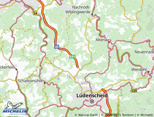 Kaart MICHELIN Winkeln - ViaMichelin