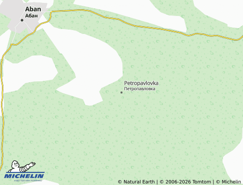 MICHELIN-Landkarte Petropavlovka - ViaMichelin