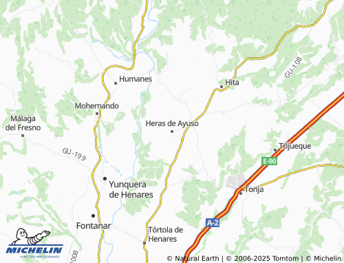 MICHELIN Heras de Ayuso map - ViaMichelin