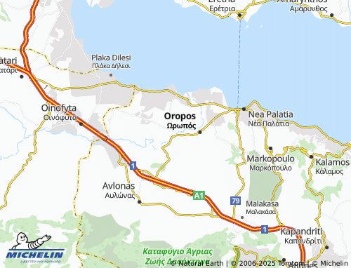 MICHELIN Sykamino map - ViaMichelin