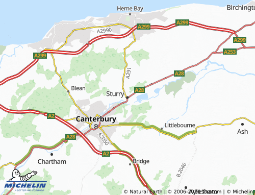 Carte MICHELIN Sturry - ViaMichelin