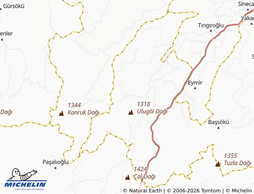 Mappa MICHELIN Sazlı - ViaMichelin