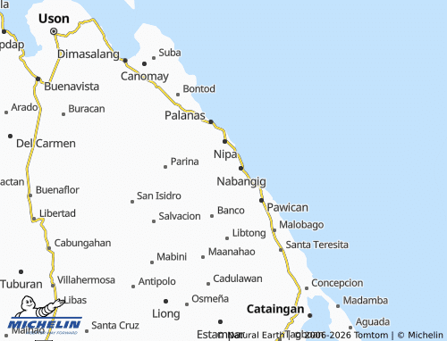 MICHELIN Matugnao map - ViaMichelin