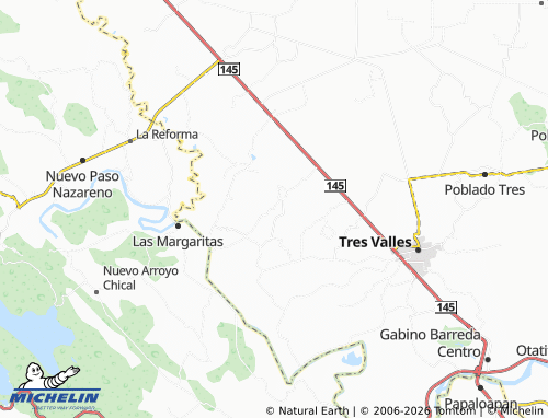 Mapa MICHELIN Nuevo Manantial - ViaMichelin