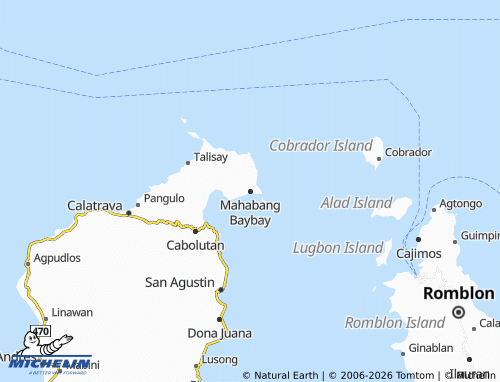 MICHELIN Mahabang Baybay map - ViaMichelin