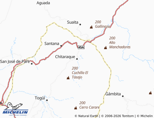 MICHELIN Chitaraque map - ViaMichelin