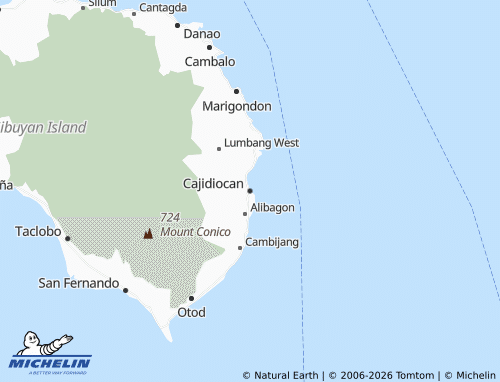 Mappa MICHELIN Cajidiocan - ViaMichelin