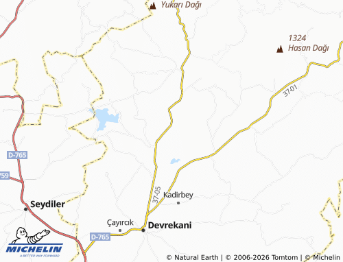 Mappa MICHELIN Tekkekızıllar - ViaMichelin