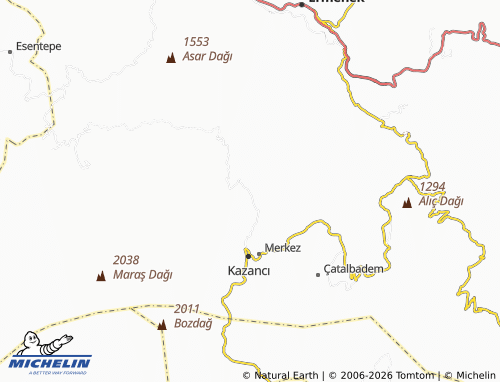 Mappa MICHELIN Gökçekent - ViaMichelin