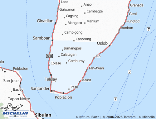 Mappa MICHELIN Tumalog - ViaMichelin