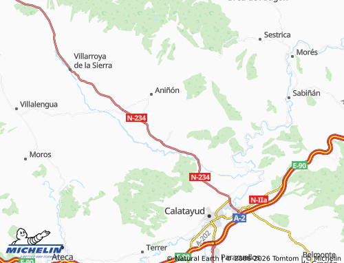 Mappa MICHELIN Torralba de Ribota - ViaMichelin