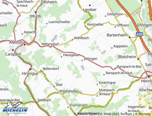 MICHELIN Franken map - ViaMichelin