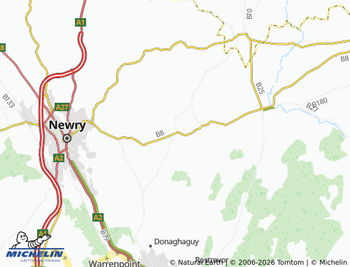 MICHELIN Mayobridge map - ViaMichelin