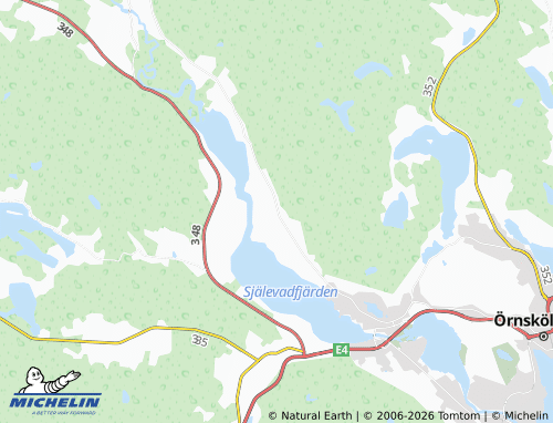 Carte MICHELIN Västerhus - ViaMichelin