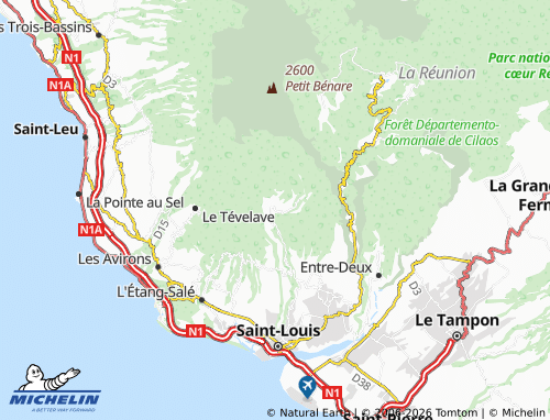 Mappa MICHELIN Les Makes - ViaMichelin