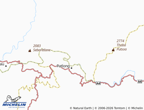 Mappa MICHELIN Ha Batlokoa - ViaMichelin
