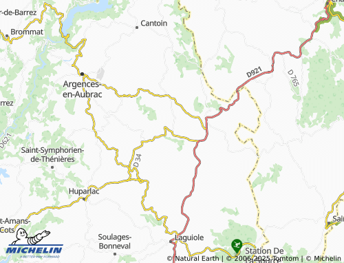 MICHELIN-Landkarte Alpuech - ViaMichelin