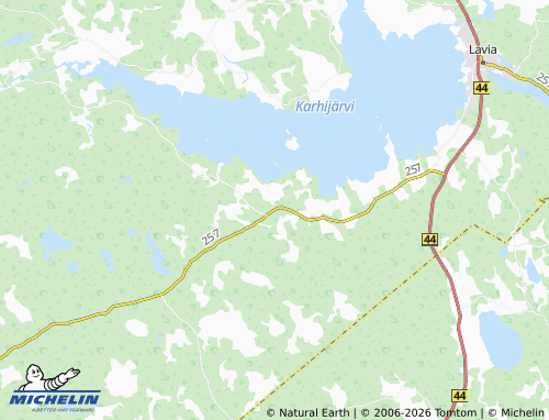 Kaart MICHELIN Mustajoki - ViaMichelin