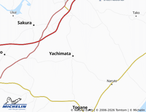 Mappa MICHELIN Yachimata - ViaMichelin