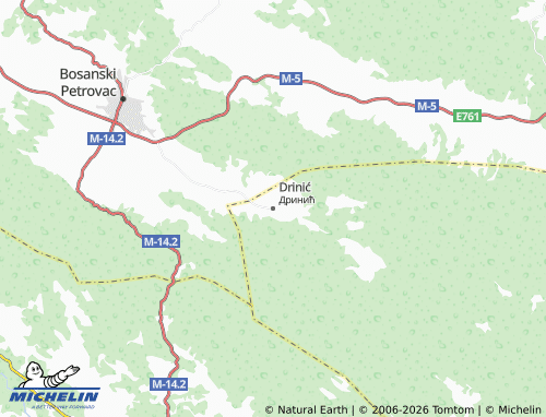Mappa MICHELIN Drinić - ViaMichelin