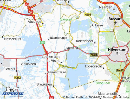 MICHELIN Vreeland map - ViaMichelin