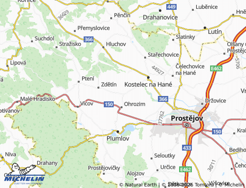 Mappa MICHELIN Lešany - ViaMichelin