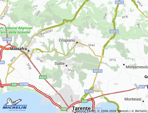 Mapa MICHELIN Montetermiti - ViaMichelin