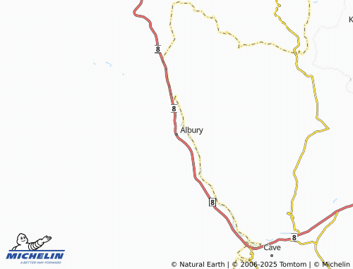 MICHELIN Albury map - ViaMichelin