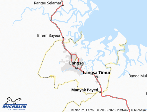 MICHELIN Serambi Indah map - ViaMichelin